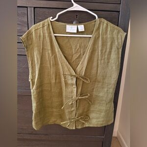 Cynthia Rowley linen top
